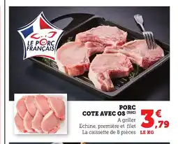Bi1 Porc cote avec os offre