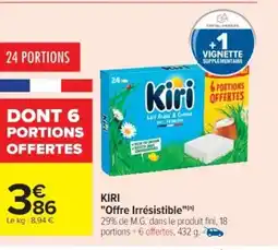 Cora x Carrefour KIRI Offre Irrésistible offre