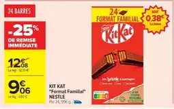 Cora x Carrefour KIT KAT Format Familial offre