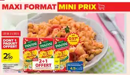 Cora x Carrefour PANZANI Pâtes cuisson rapide Les 3 minutes offre