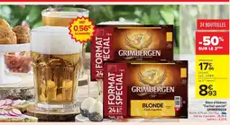 Cora x Carrefour GRIMBERGEN Bière d'Abbaye Format spécial offre