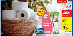 Cora x Carrefour CARREFOUR ESSENTIAL Papier toilette offre