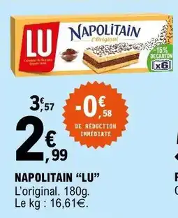 E.Leclerc NAPOLITAIN LU offre