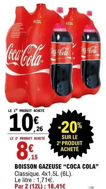 E.Leclerc Boisson Gazeuse 'Coca Cola' offre