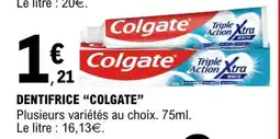 E.Leclerc Dentifrice Colgate offre