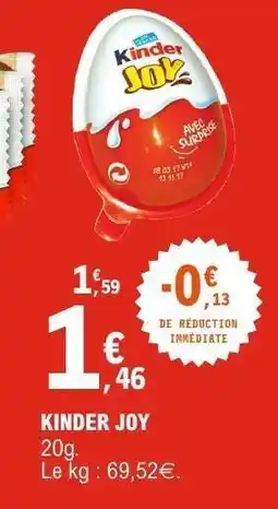 E.Leclerc Kinder Joy offre