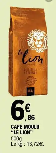 E.Leclerc CAFÉ MOULU 'LE LION' offre