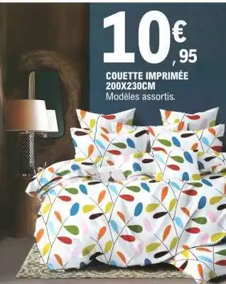 E.Leclerc Couette Imprimée offre