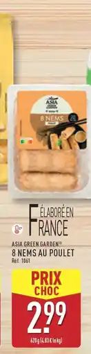 ALDI 8 nems au poulet offre