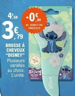 E.Leclerc BROSSE À CHEVEUX “DISNEY” offre