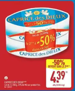 ALDI CAPRICE DES DIEUX offre