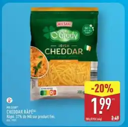 ALDI MILSANI CHEDDAR RÂPÉ offre