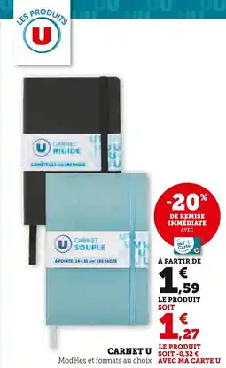 Super U Carnet u offre