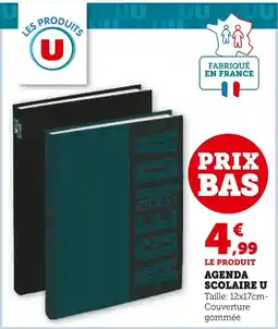 Super U Agenda scolaire u offre
