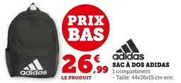 Super U Sac à dos adidas offre