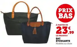 Super U Sac étudiante offre
