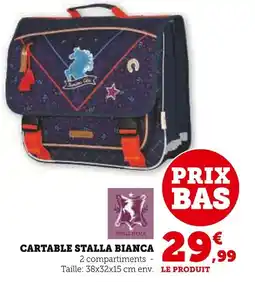 Super U Cartable stalla bianca offre