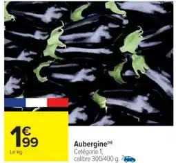 Cora x Carrefour Aubergine offre