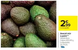Cora x Carrefour Avocat mûr à point offre