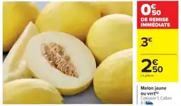 Cora x Carrefour Melon jaune ou vert offre