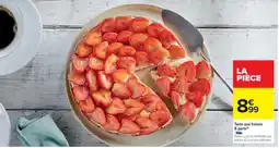 Cora x Carrefour Tarte aux fraises 6 parts offre