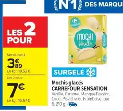 Cora x Carrefour Mochis glacés carrefour sensation offre