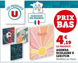 Super U Agenda scolaire u offre