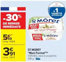 Cora x Carrefour ST MORET "Maxi Format" offre
