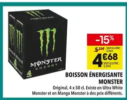 Supeco Monster Boisson énergisante offre