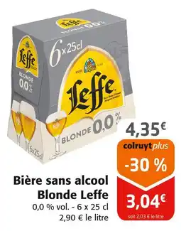Colruyt LEFFE Bière sans alcool Blonde Leffe offre
