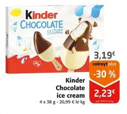 Colruyt Kinder Chocolate ice cream offre