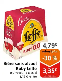 Colruyt LEFFE Bière sans alcool Ruby Leffe offre