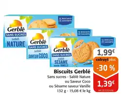 Colruyt Gerblé Biscuits offre
