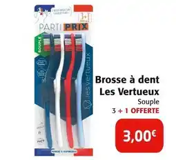 Colruyt LES VERTUEUX Brosse à dent offre