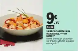 E.Leclerc Mix - salade de gambas aux mandarines offre