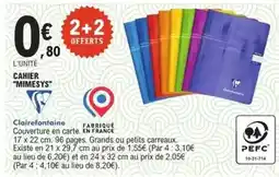 E.Leclerc Clairefontaine - clairefontine couverture en carte offre