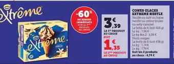 Hyper U Nestlé - cônes glaces extreme offre