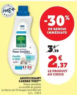 Hyper U L'arbre vert - adoucissant offre