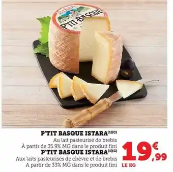 Hyper U Istara - p'tit basque offre