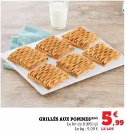 Hyper U Grillés aux pommes offre