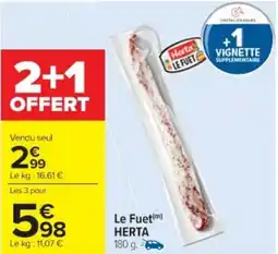Cora x Carrefour HERTA Le Fuet offre