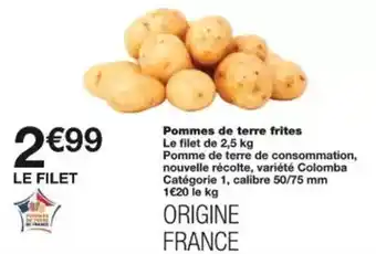 Monoprix Pommes de terre frites offre