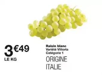 Monoprix Raisin blanc offre