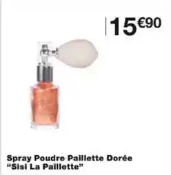 Monoprix Paillette - spray poudre dorée offre