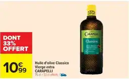 Cora x Carrefour CARAPELLI Huile d'olive Classico Vierge extra offre