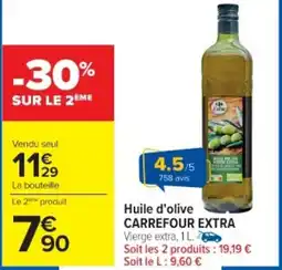 Cora x Carrefour Huile d'olive carrefour extra offre