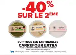 Cora x Carrefour Sur tous les tartinables carrefour extra offre
