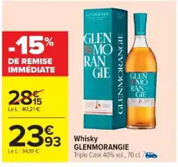 Cora x Carrefour GLENMORANGIE Whisky offre