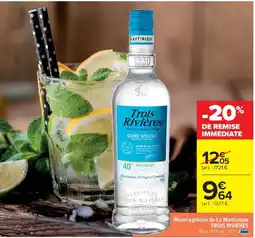 Cora x Carrefour TROIS RIVIÈRES Rhum agricole de La Martinique offre