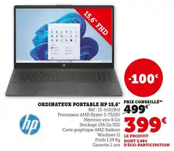 Super U Ordinateur portable hp offre